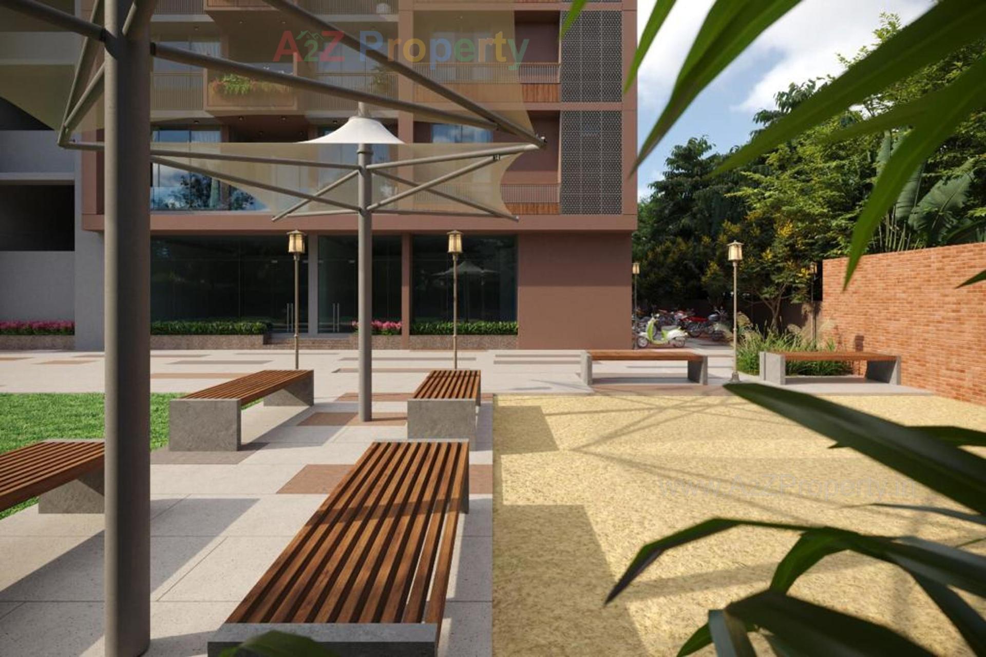 3D Elevation of real estate project Shlok Elysium located at Ghatlodiya, Ahmedabad, Gujarat