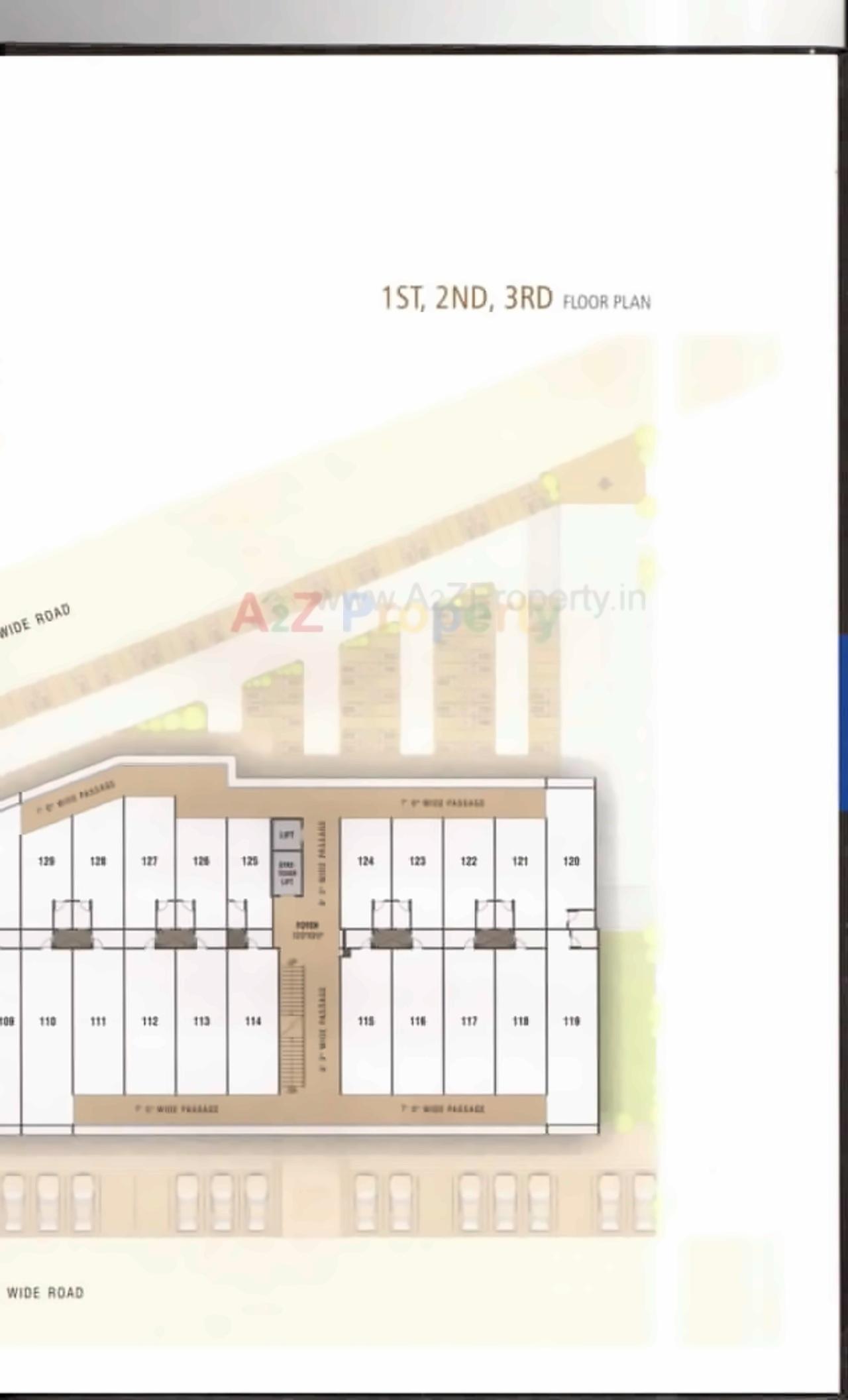 Layout of real estate project Shlok Infinity located at Chandlodiya, Ahmedabad, Gujarat