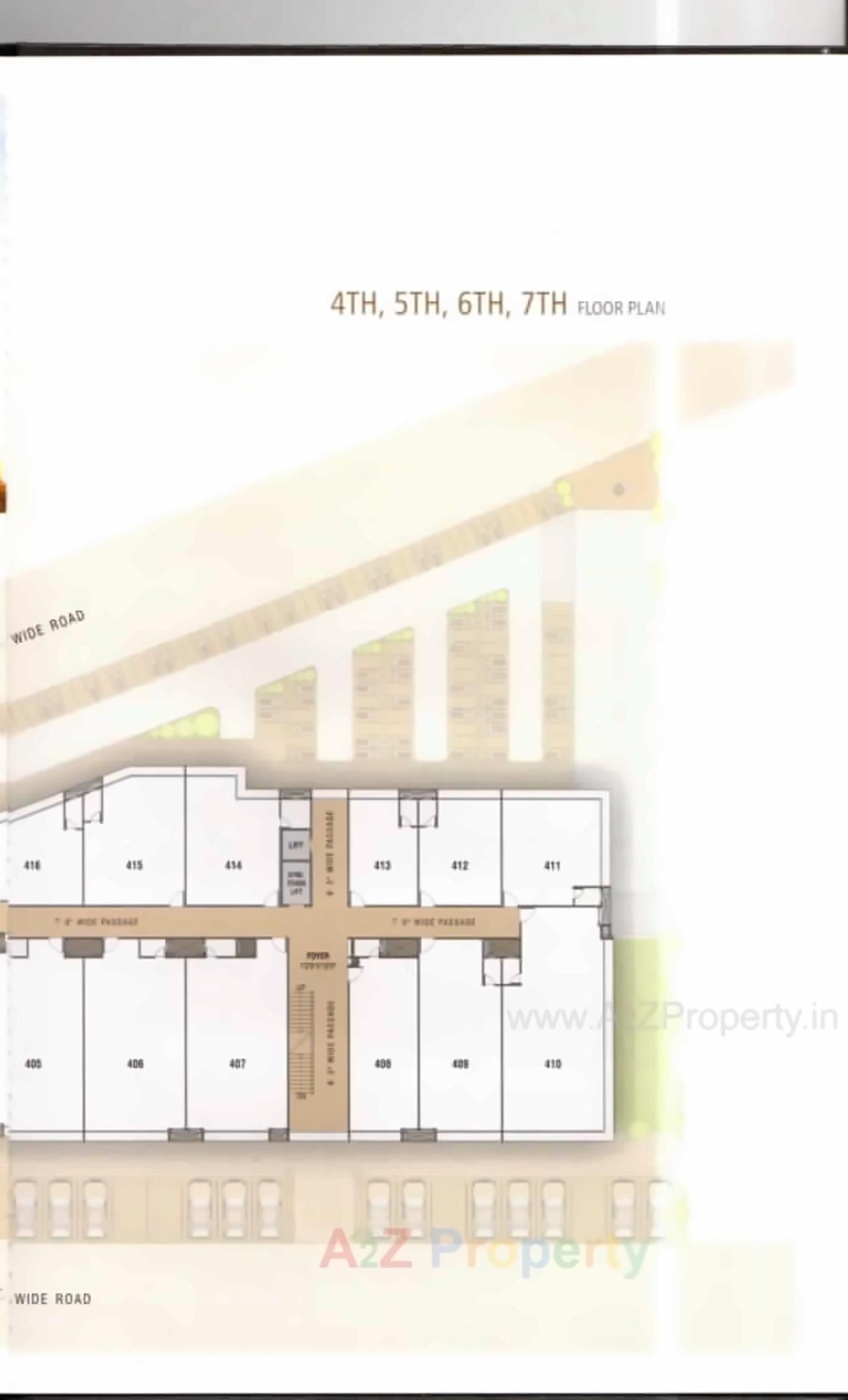 Layout of real estate project Shlok Infinity located at Chandlodiya, Ahmedabad, Gujarat
