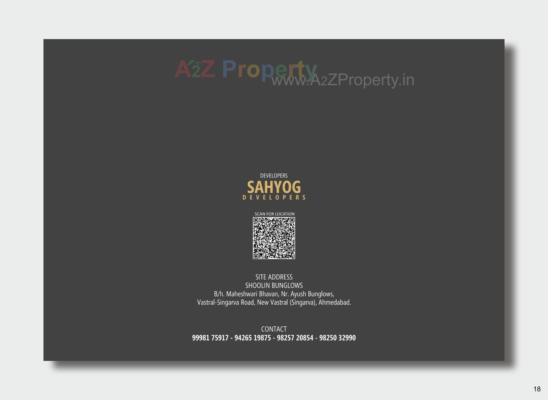  of real estate project Shoolin Bunglows located at Singarva, Ahmedabad, Gujarat