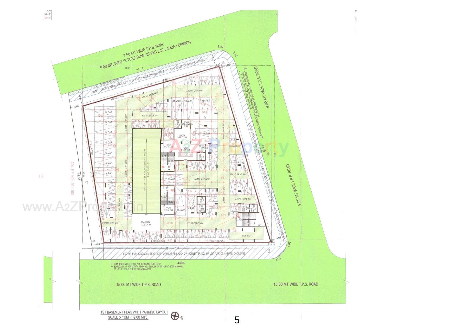 Layout of real estate project Shoolin Exotica located at Isanpur, Ahmedabad, Gujarat