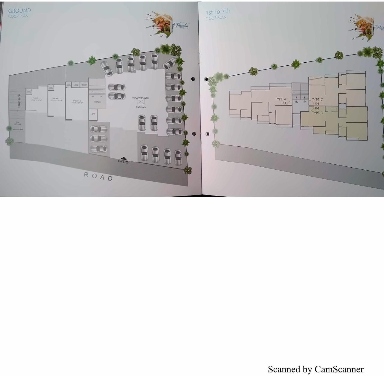 Layout of real estate project Shoolin Heights located at Rajpur-hirpur, Ahmedabad, Gujarat