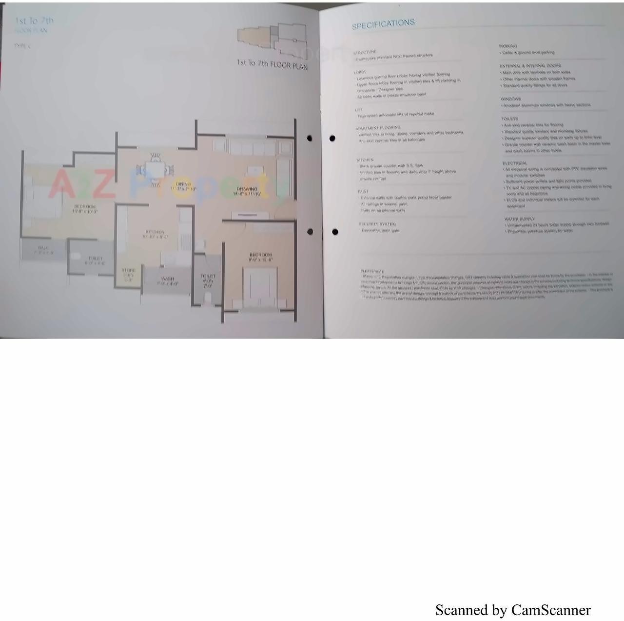 Layout of real estate project Shoolin Heights located at Rajpur-hirpur, Ahmedabad, Gujarat
