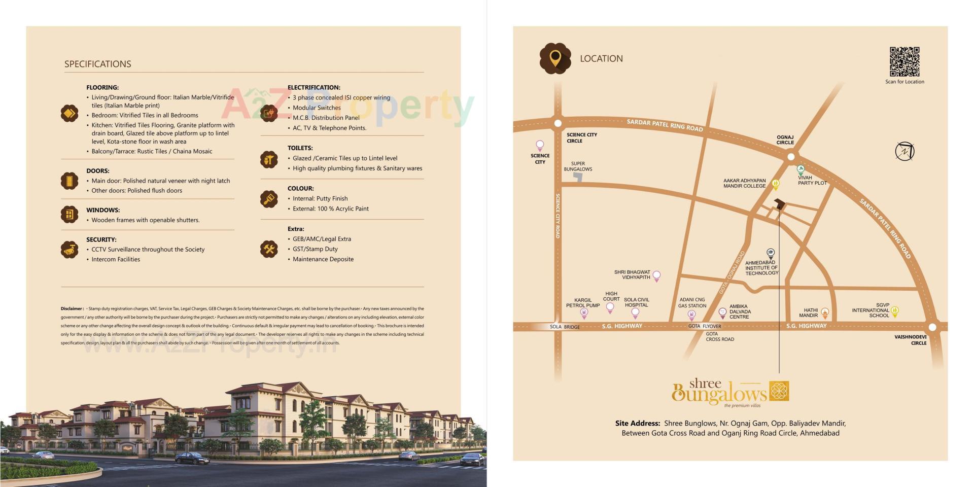  of real estate project Shree Bungalows located at Oganj, Ahmedabad, Gujarat