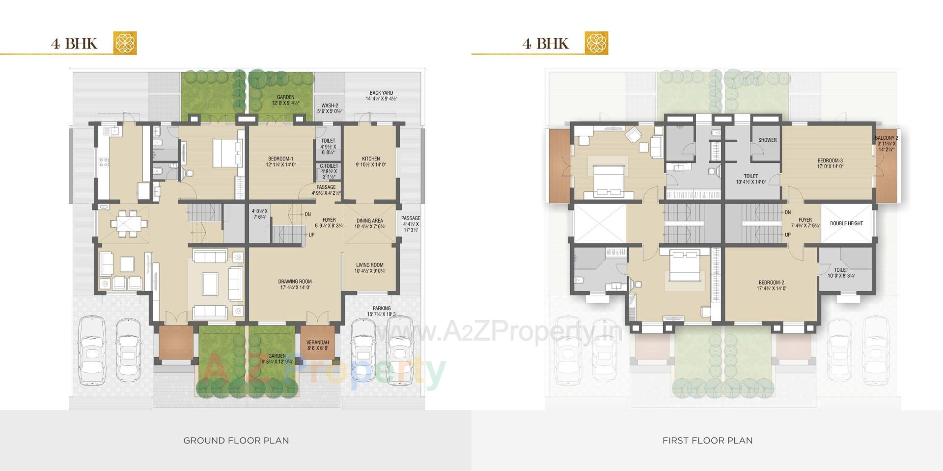 Layout of real estate project Shree Bungalows located at Oganj, Ahmedabad, Gujarat