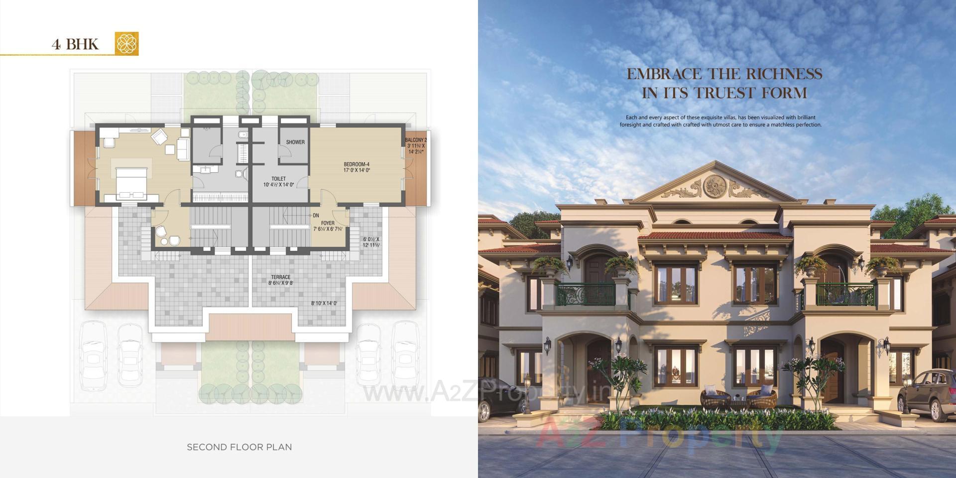 Layout of real estate project Shree Bungalows located at Oganj, Ahmedabad, Gujarat