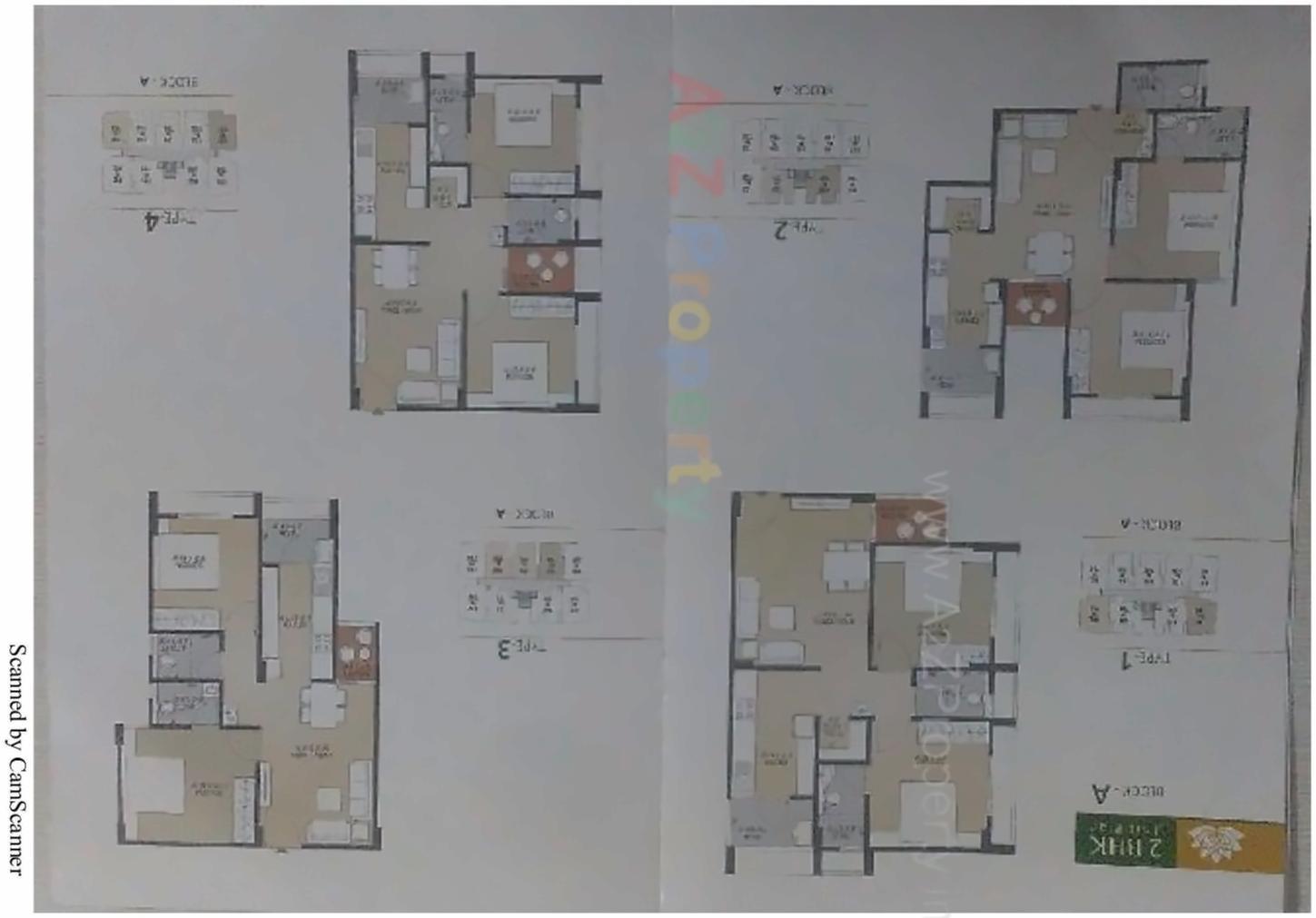 Layout of real estate project Shree Hari Blessing located at Vatva, Ahmedabad, Gujarat