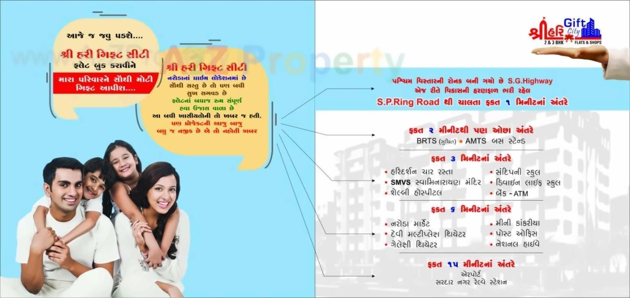  of real estate project Shree Hari Gift City located at Hanspura, Ahmedabad, Gujarat