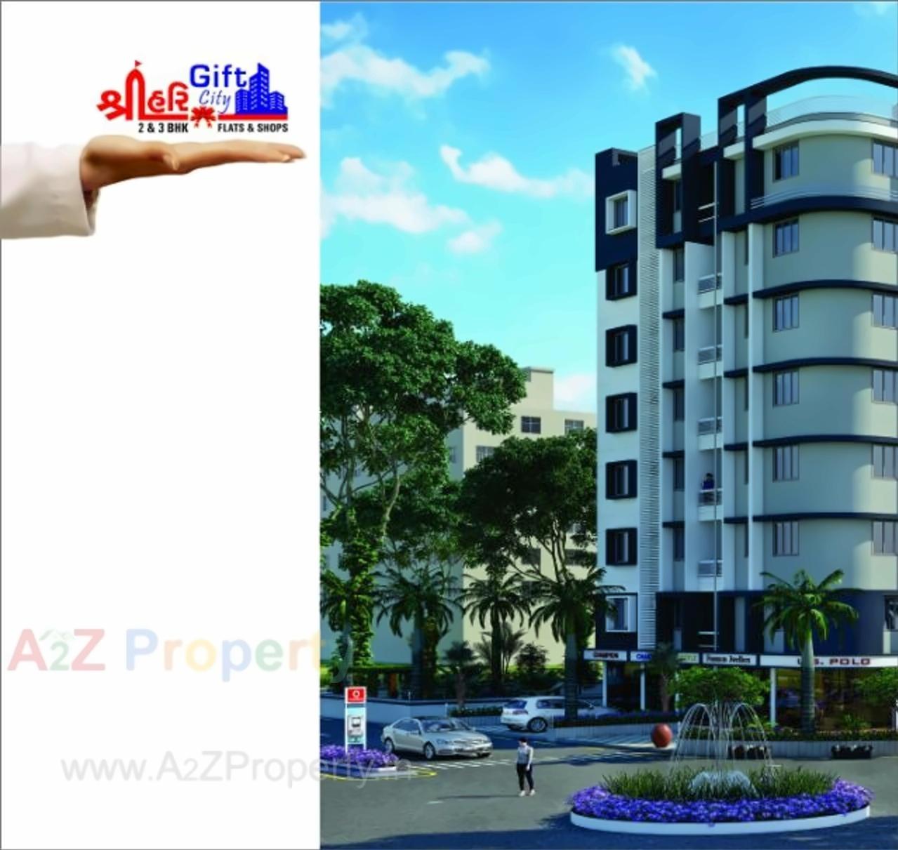 3D Elevation of real estate project Shree Hari Gift City located at Hanspura, Ahmedabad, Gujarat