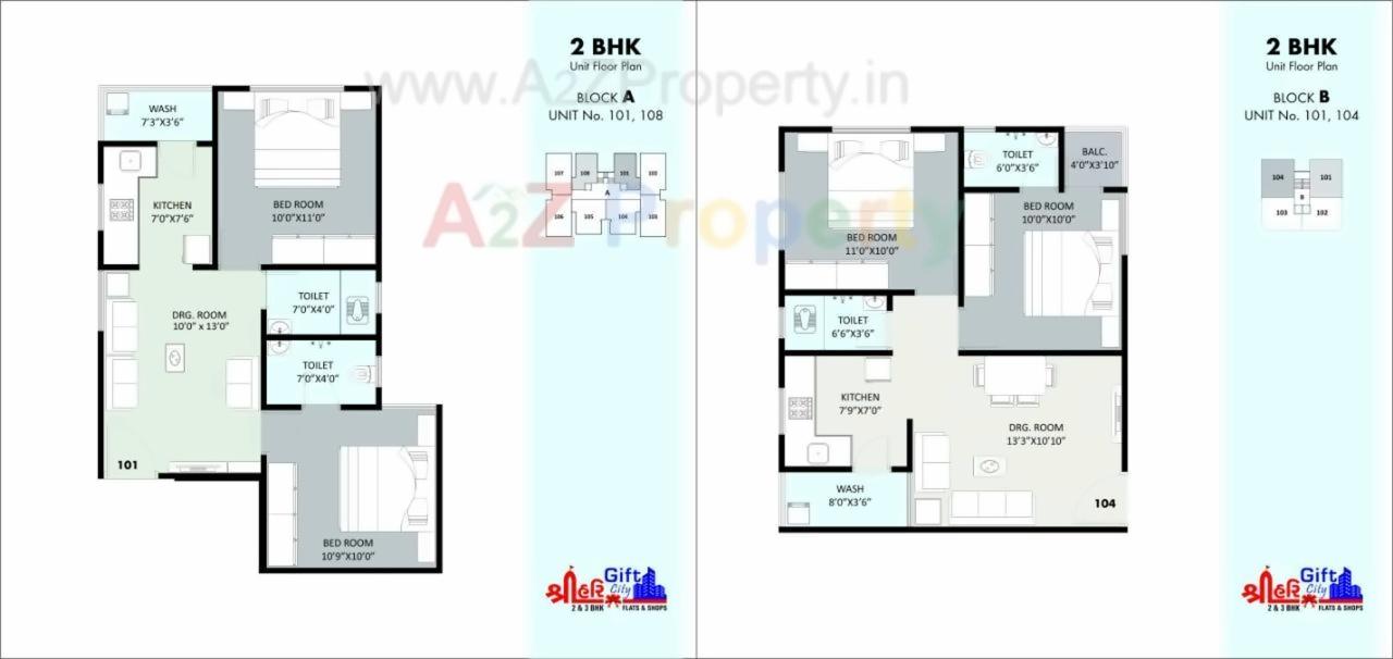 Layout of real estate project Shree Hari Gift City located at Hanspura, Ahmedabad, Gujarat