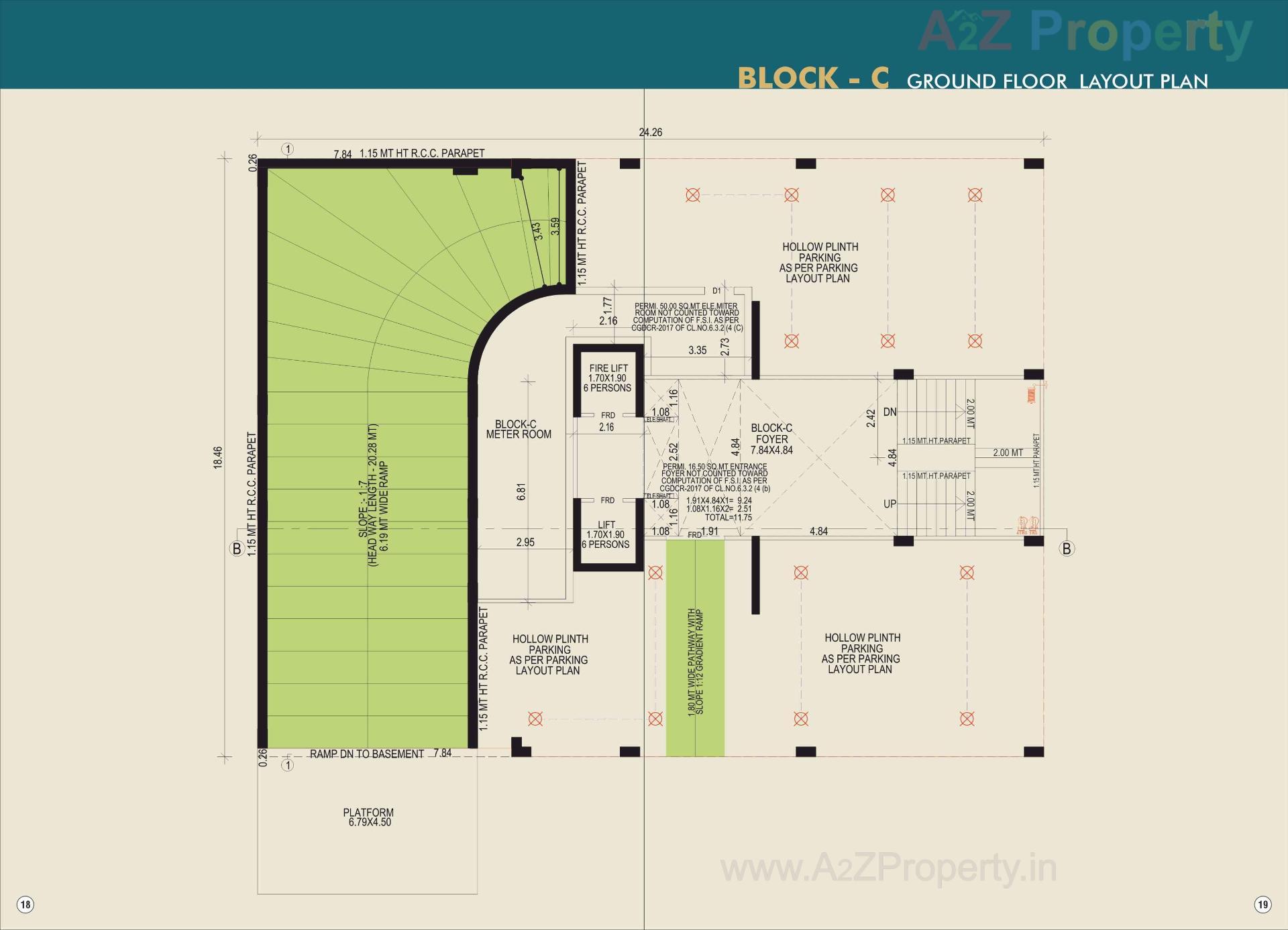 Layout of real estate project Shree Hari Heaven located at Vatva, Ahmedabad, Gujarat
