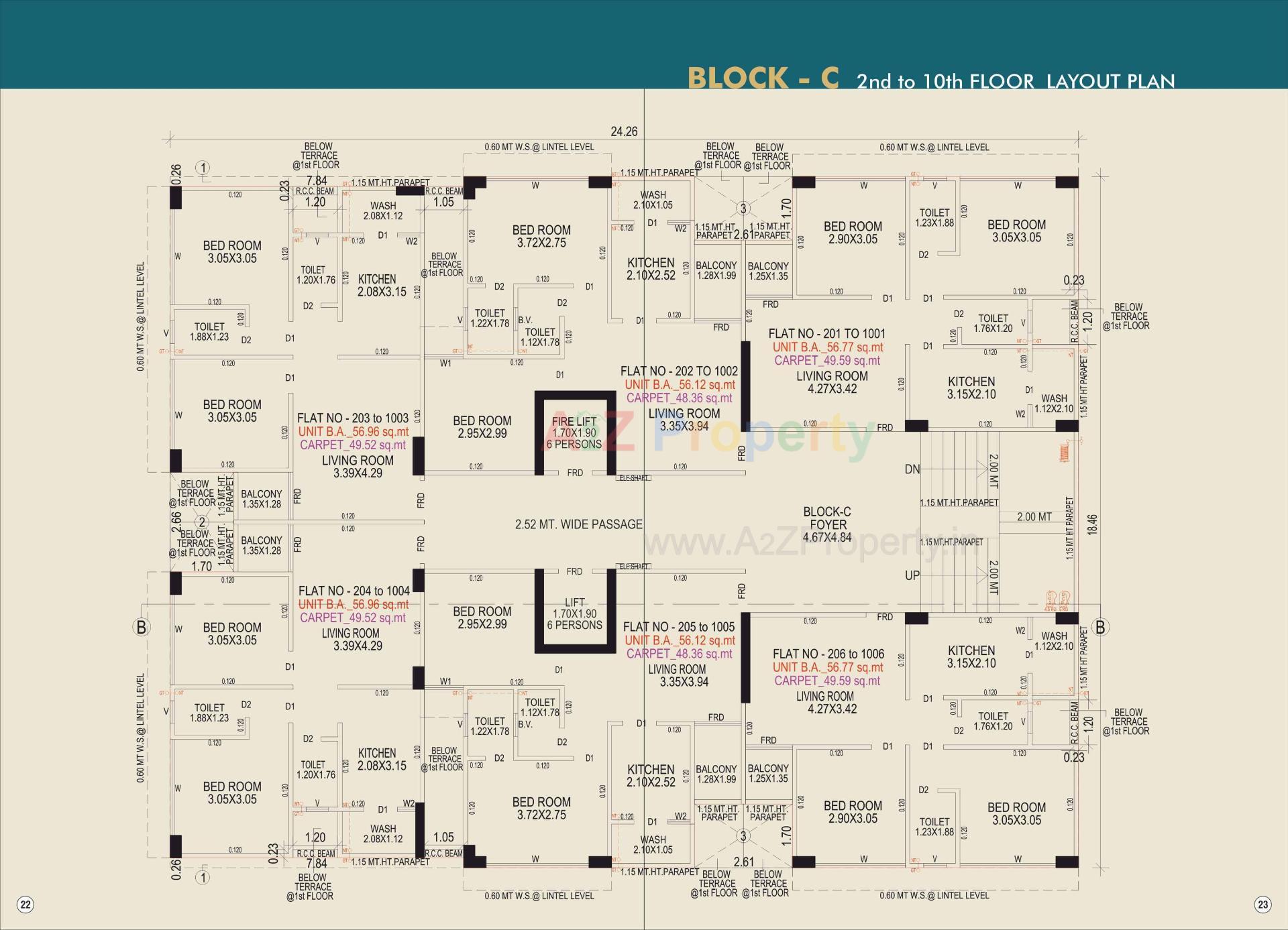 Layout of real estate project Shree Hari Heaven located at Vatva, Ahmedabad, Gujarat
