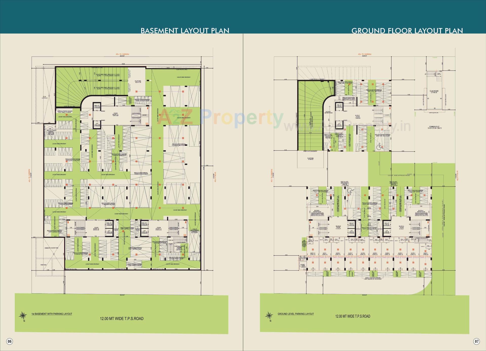 Layout of real estate project Shree Hari Heaven located at Vatva, Ahmedabad, Gujarat