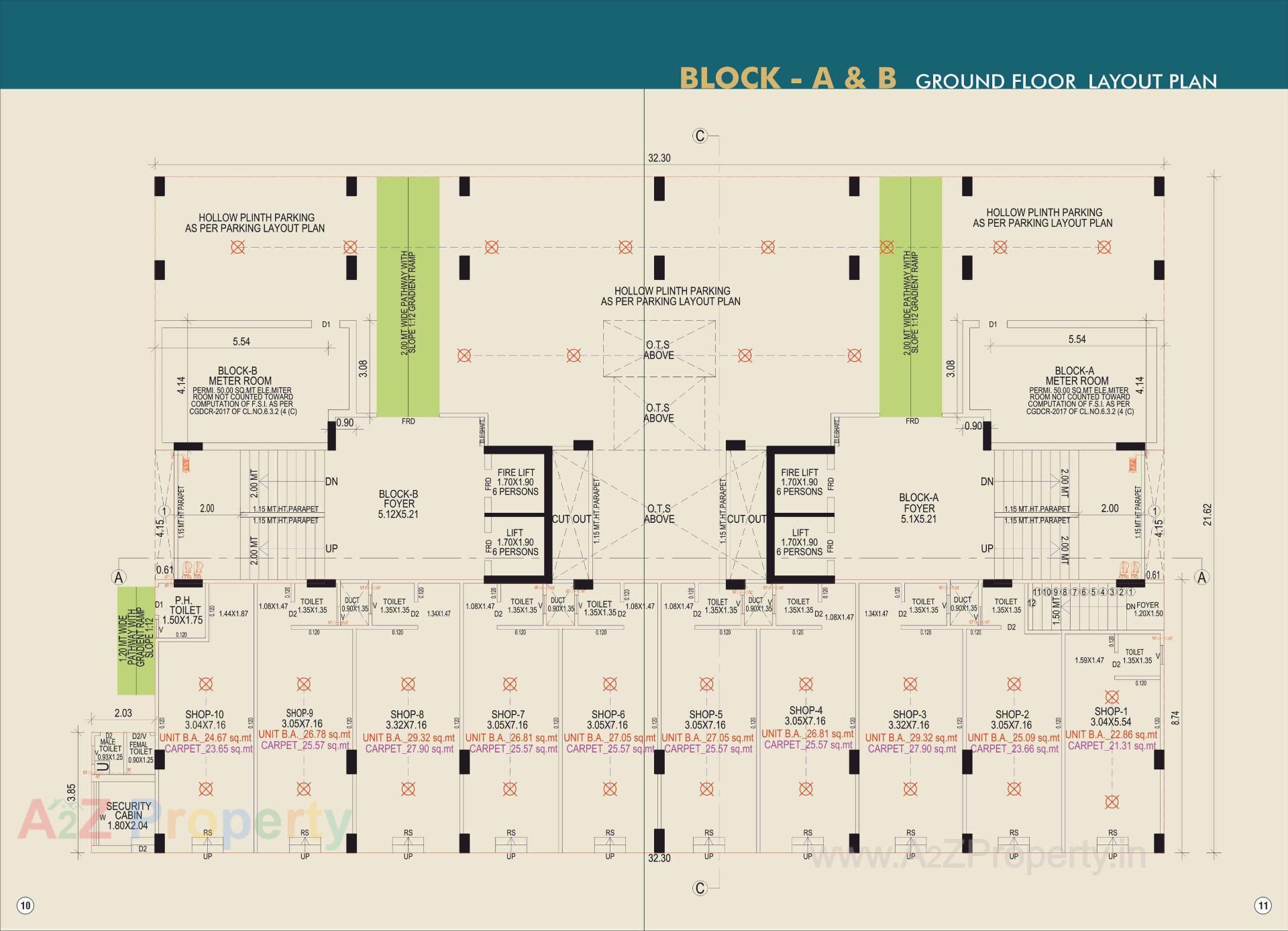Layout of real estate project Shree Hari Heaven located at Vatva, Ahmedabad, Gujarat