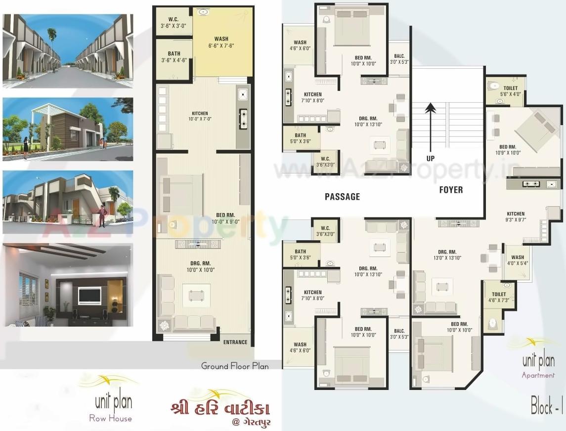 Layout of real estate project Shree Hari Vatika located at Geratpur, Ahmedabad, Gujarat