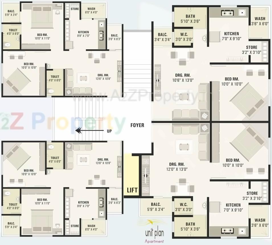 Layout of real estate project Shree Hari Vatika located at Geratpur, Ahmedabad, Gujarat