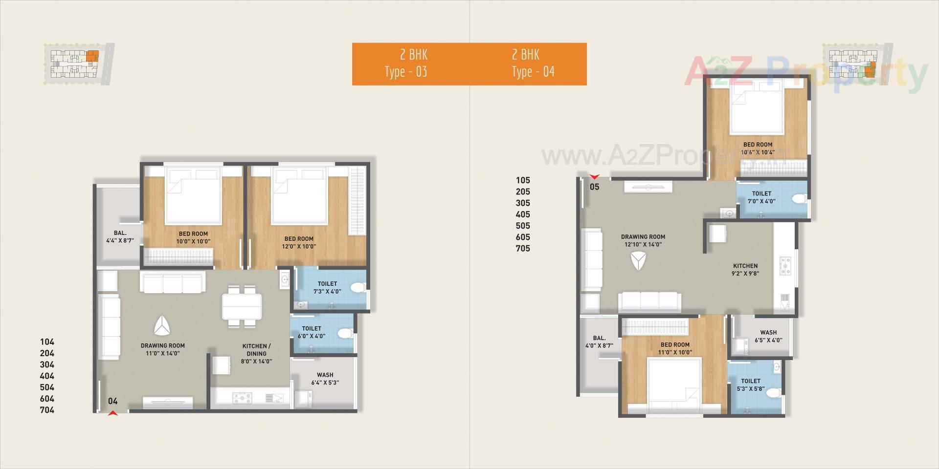 Layout of real estate project Shree Kunj Heights located at Naroda, Ahmedabad, Gujarat