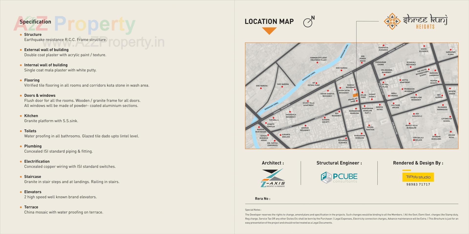  of real estate project Shree Kunj Heights located at Naroda, Ahmedabad, Gujarat