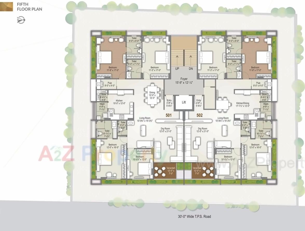 Layout of real estate project Shree Kunj Residency located at Ahmedabad, Ahmedabad, Gujarat