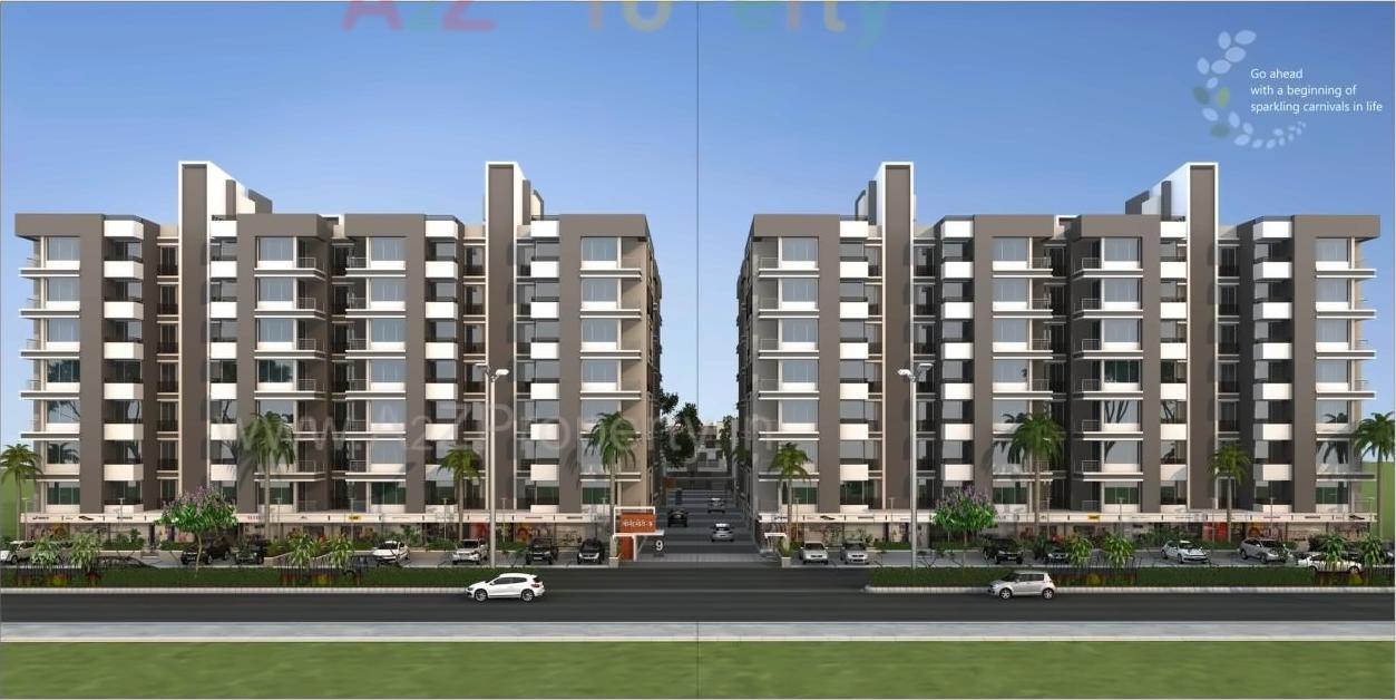 3D Elevation of real estate project Shree Nand City located at Ramol, Ahmedabad, Gujarat