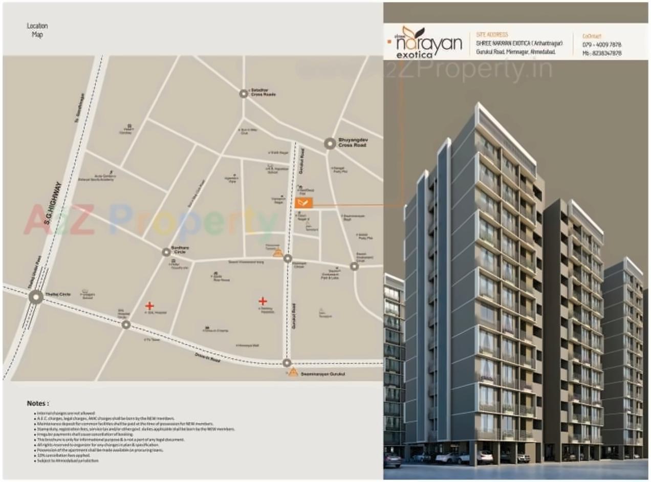  of real estate project Shree Narayan Exotica located at Memnagar, Ahmedabad, Gujarat