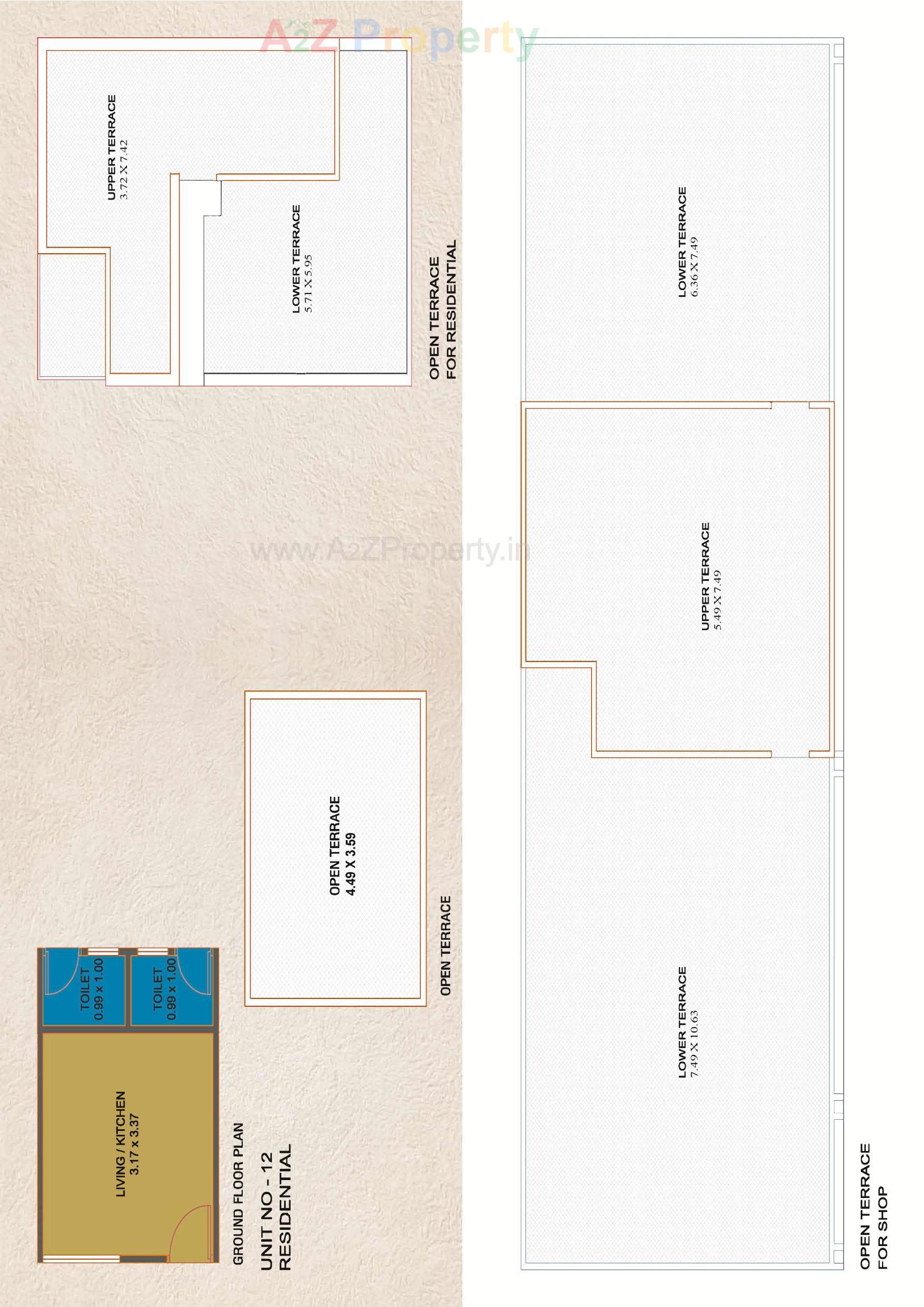 Layout of real estate project Shree Prad located at Sanand, Ahmedabad, Gujarat