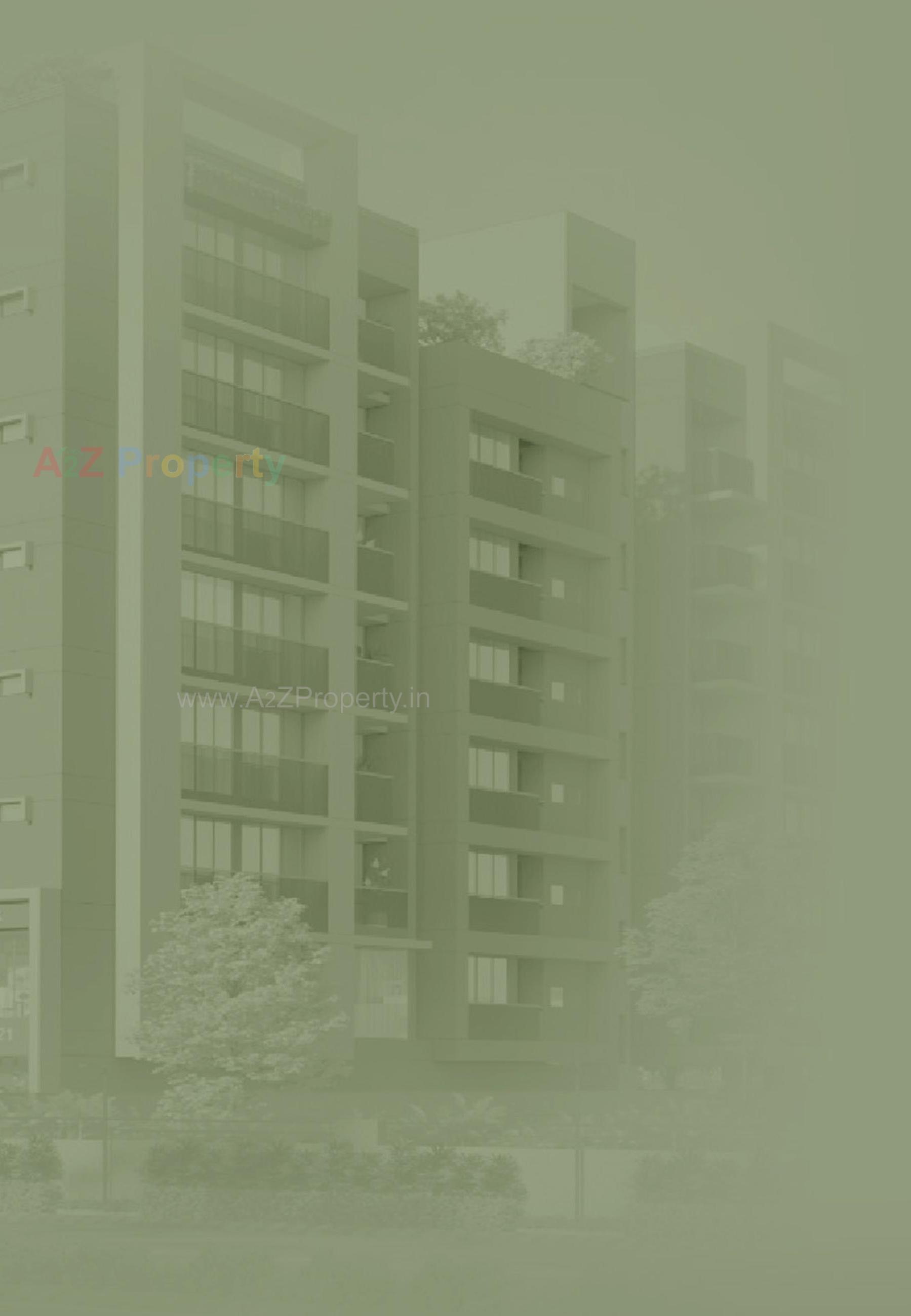 3D Elevation of real estate project Shree Radha Madhav Residency located at Bhadaj, Ahmedabad, Gujarat