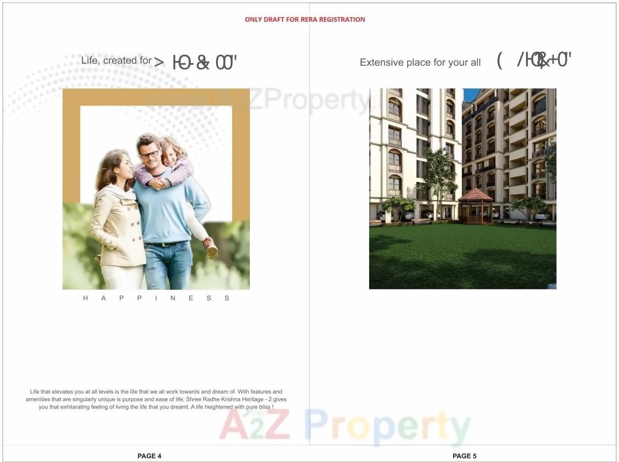  of real estate project Shree Radhe Krishna Heritage located at Vastral, Ahmedabad, Gujarat