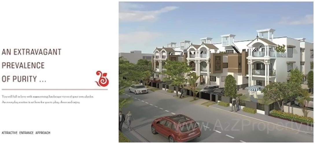 3D Elevation of real estate project Shree Ram Heritage located at Chiloda, Ahmedabad, Gujarat