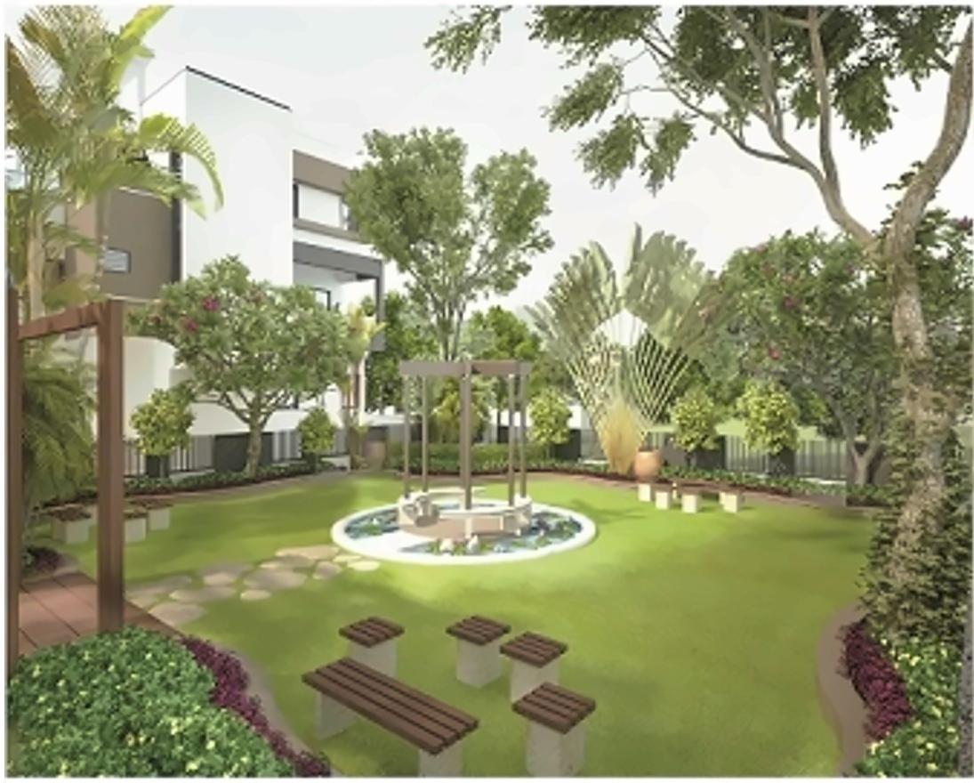 3D Elevation of real estate project Shree Ram Heritage located at Chiloda, Ahmedabad, Gujarat