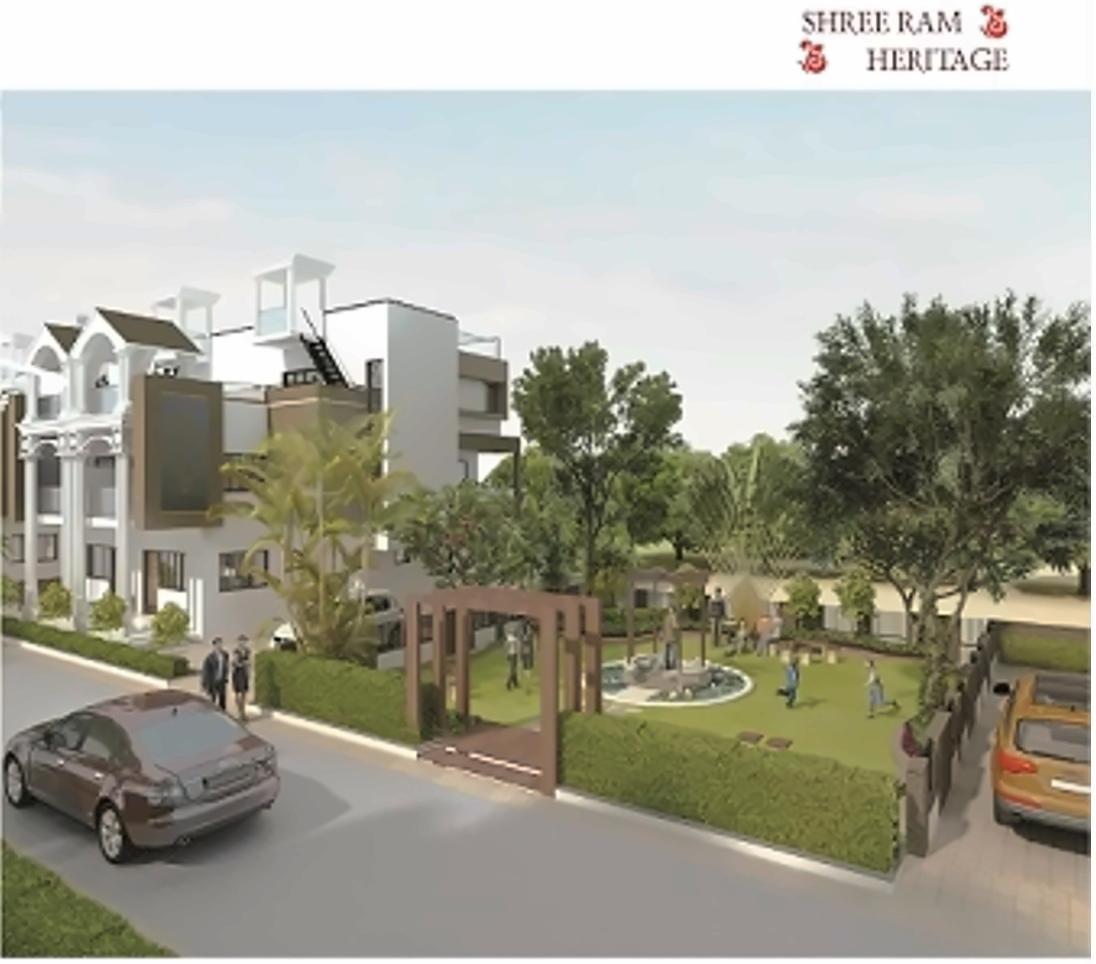 3D Elevation of real estate project Shree Ram Heritage located at Chiloda, Ahmedabad, Gujarat