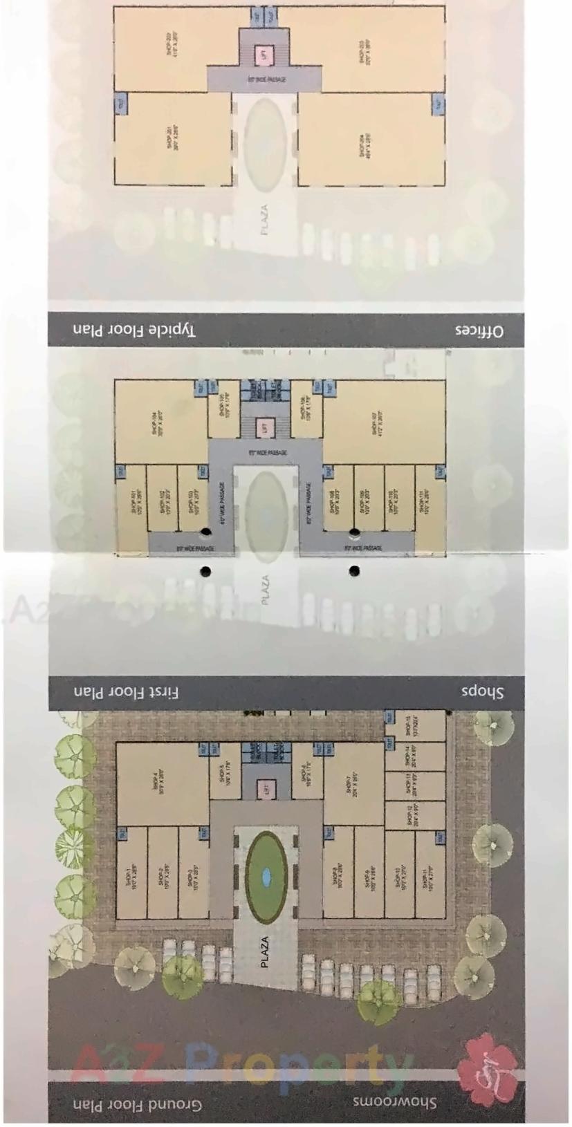 Layout of real estate project Shree Ram Residency located at Saijpur, Ahmedabad, Gujarat