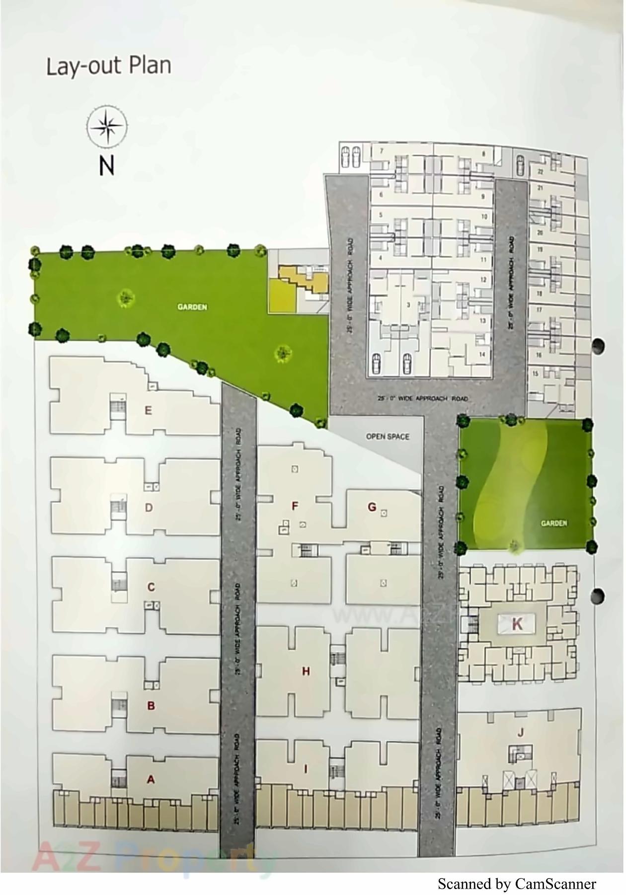 Layout of real estate project Shree Ram Residency located at Vatva, Ahmedabad, Gujarat
