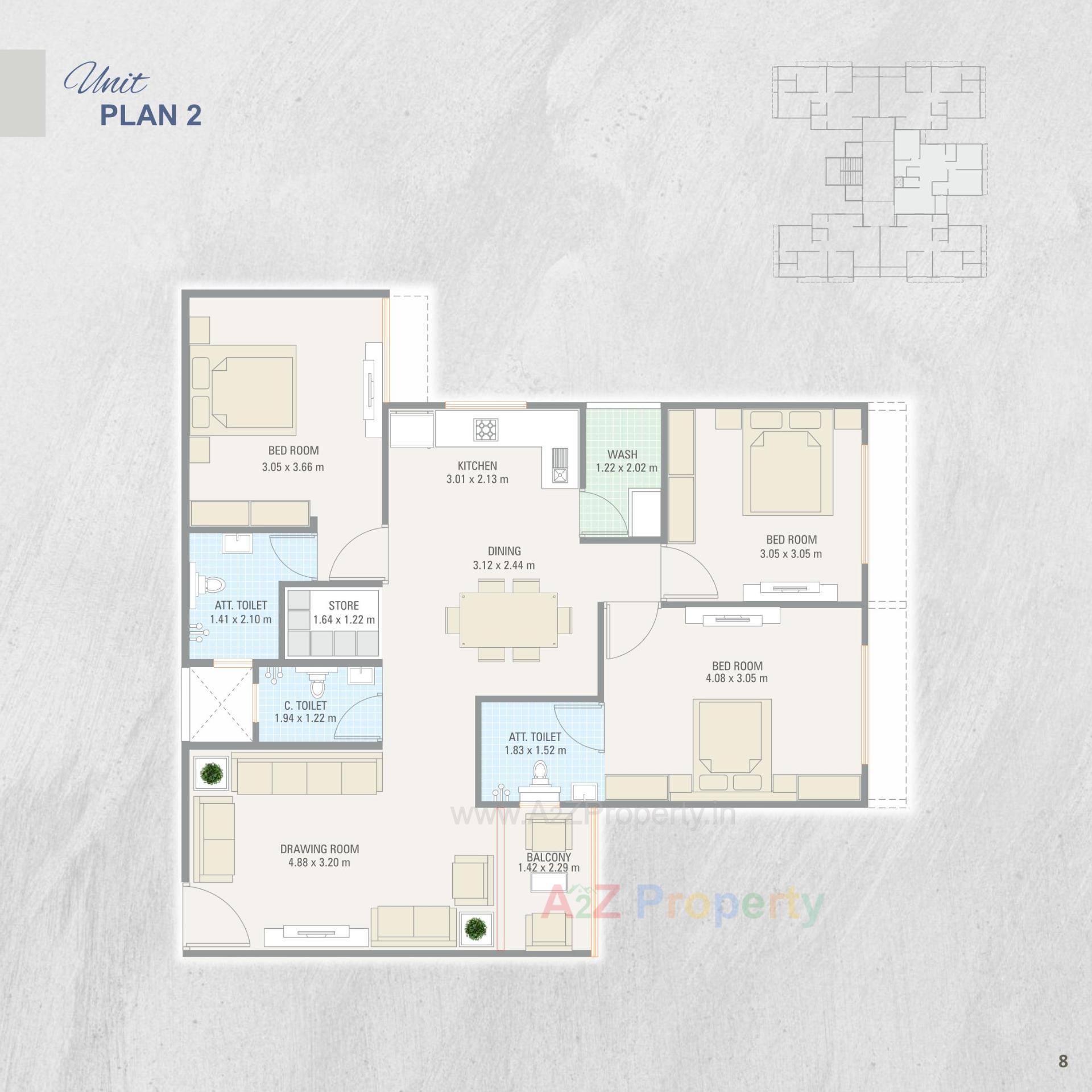 Layout of real estate project Shree Rang Elegance located at Wadaj, Ahmedabad, Gujarat