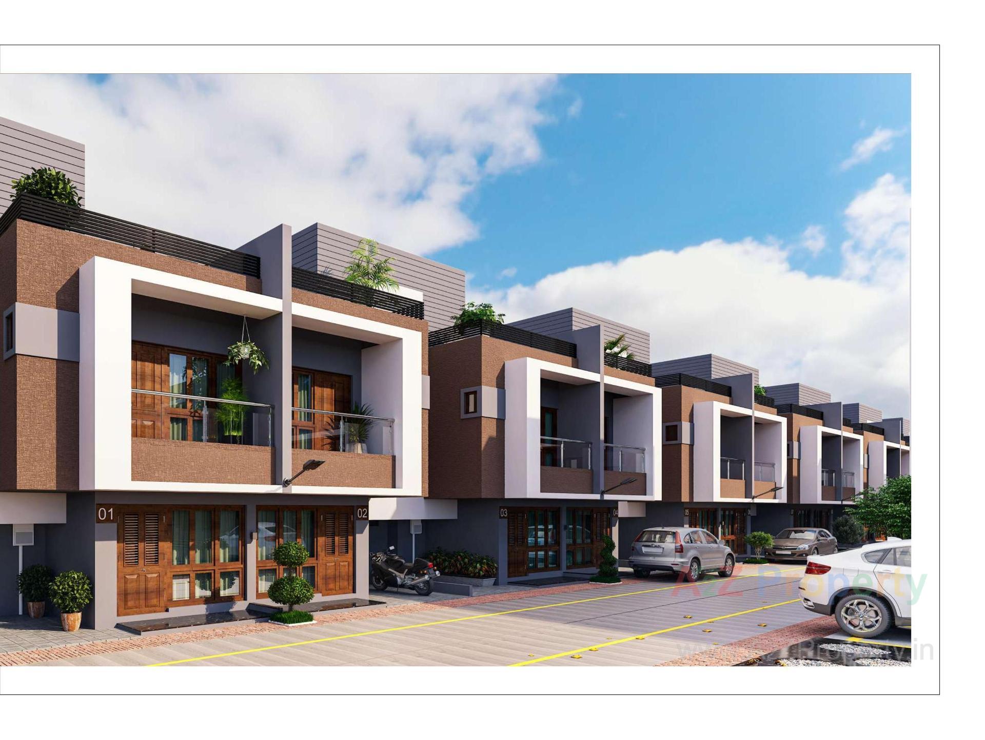 3D Elevation of real estate project Shree Rang Residency located at Ahmedabad, Ahmedabad, Gujarat