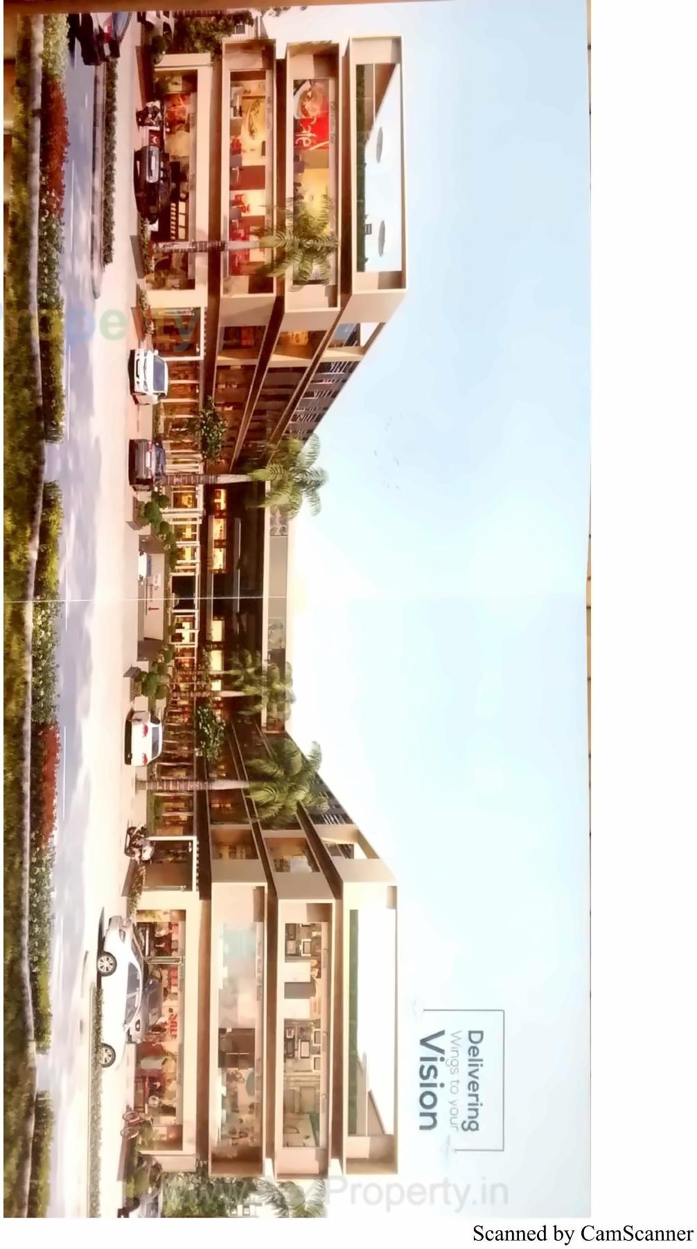 3D Elevation of real estate project Shree Rang Skyway located at Nana-chiloda, Ahmedabad, Gujarat