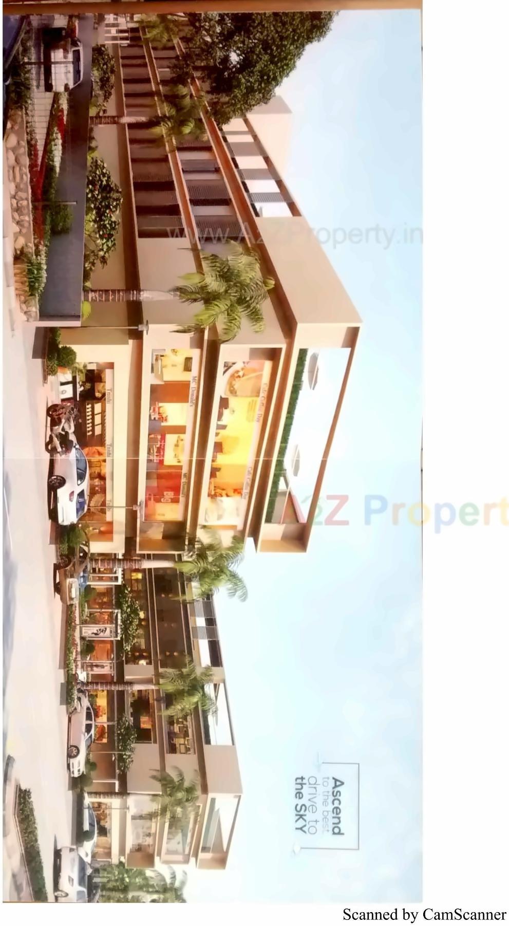 3D Elevation of real estate project Shree Rang Skyway located at Nana-chiloda, Ahmedabad, Gujarat