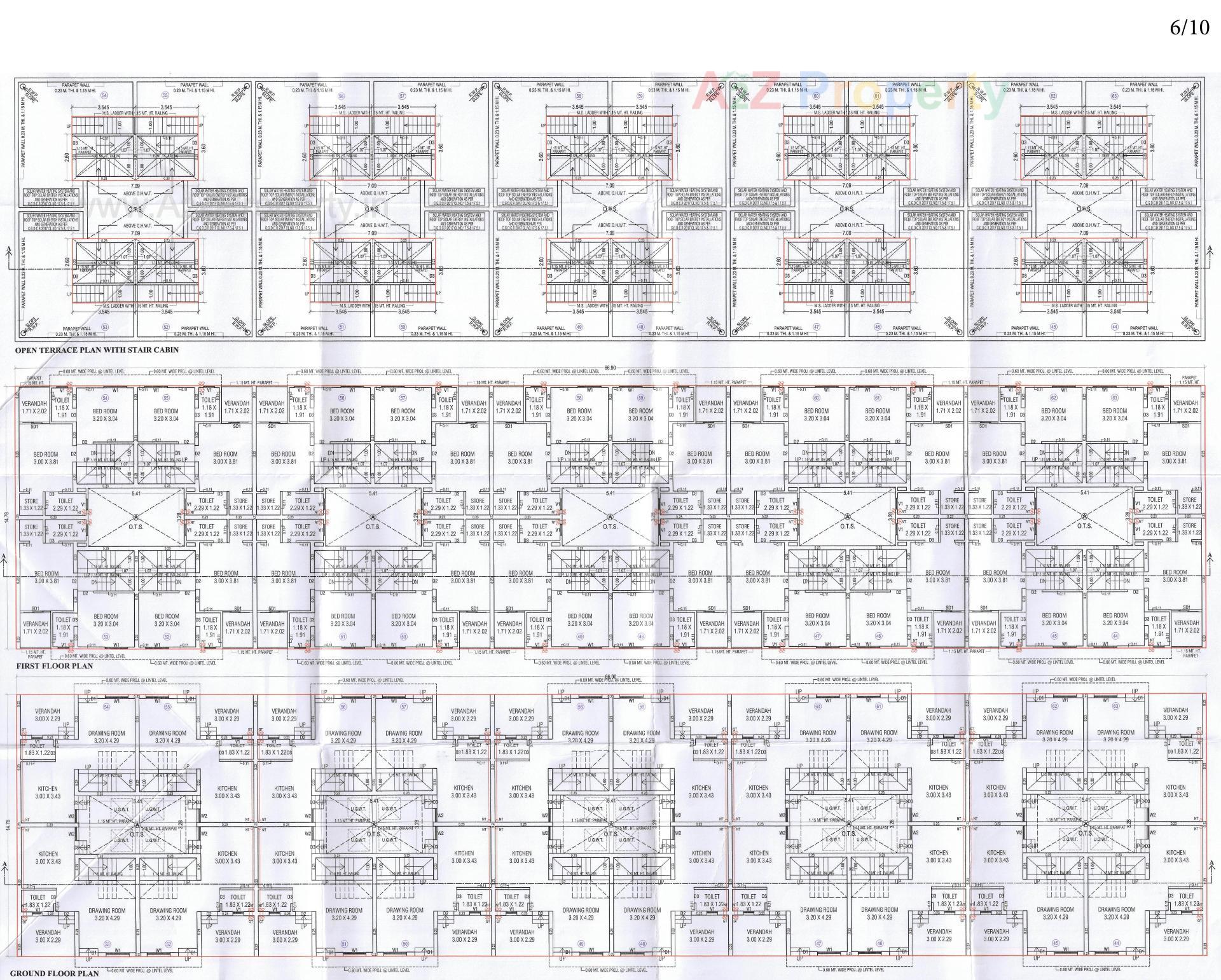 Layout of real estate project Shree Ranga Residency located at Fatehwadi, Ahmedabad, Gujarat