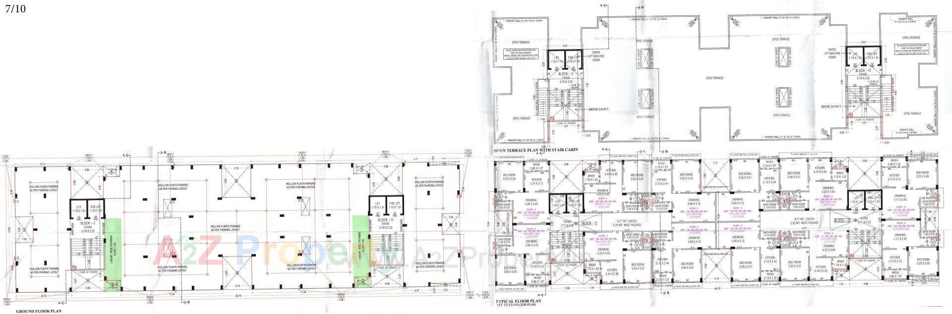 Layout of real estate project Shree Ranga Residency located at Fatehwadi, Ahmedabad, Gujarat