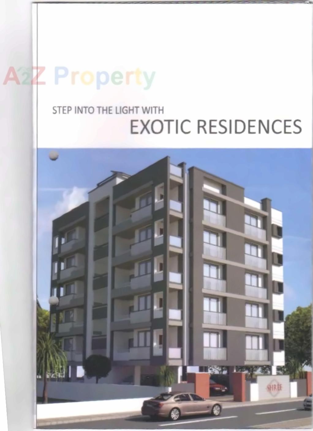 3D Elevation of real estate project Shree Residency located at Shahibaug, Ahmedabad, Gujarat