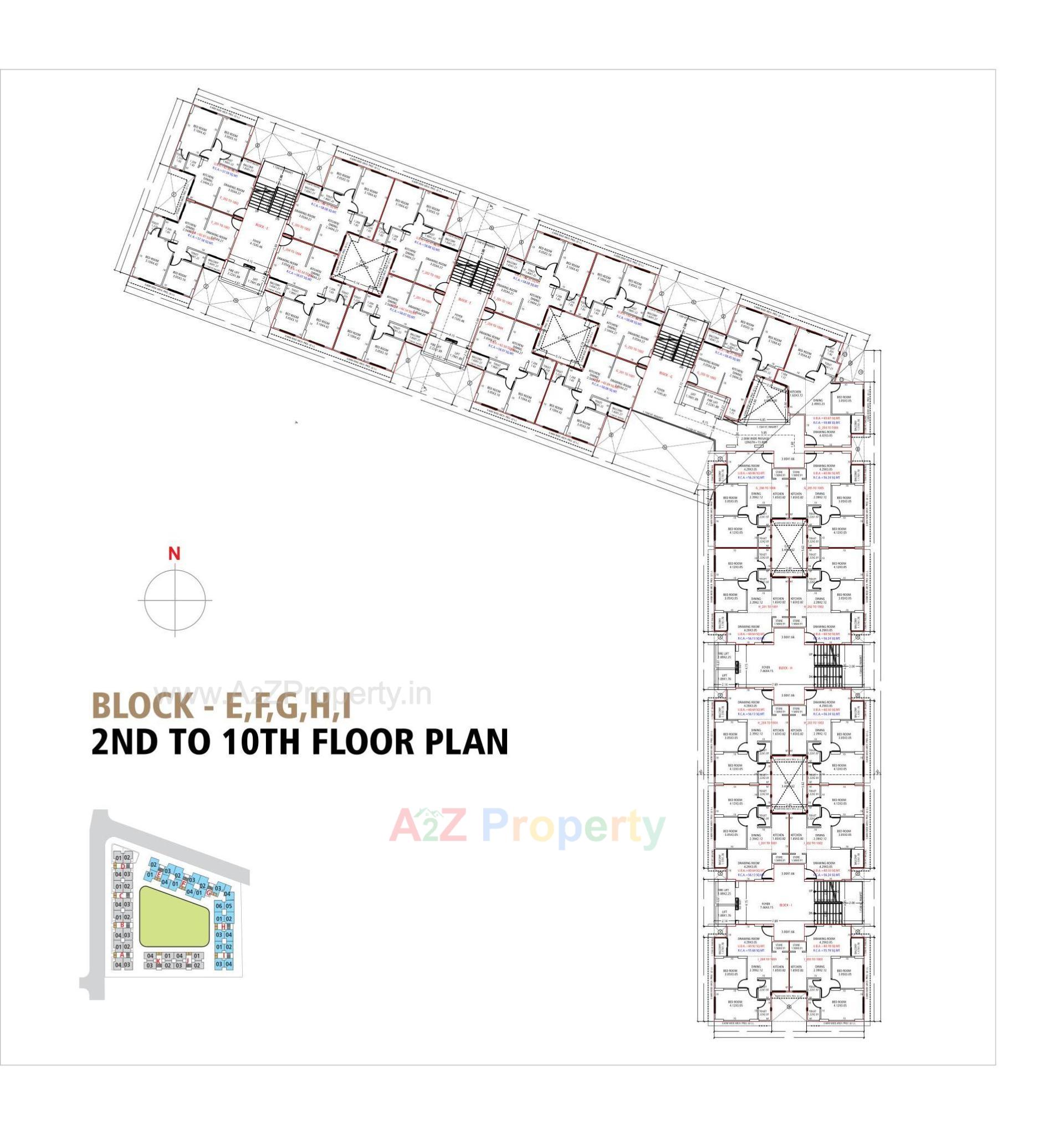 Layout of real estate project Shree Sadan located at Shahwadi, Ahmedabad, Gujarat