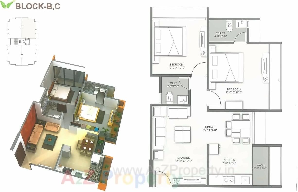 Layout of real estate project Shree Sakat Valley located at Zundal, Ahmedabad, Gujarat