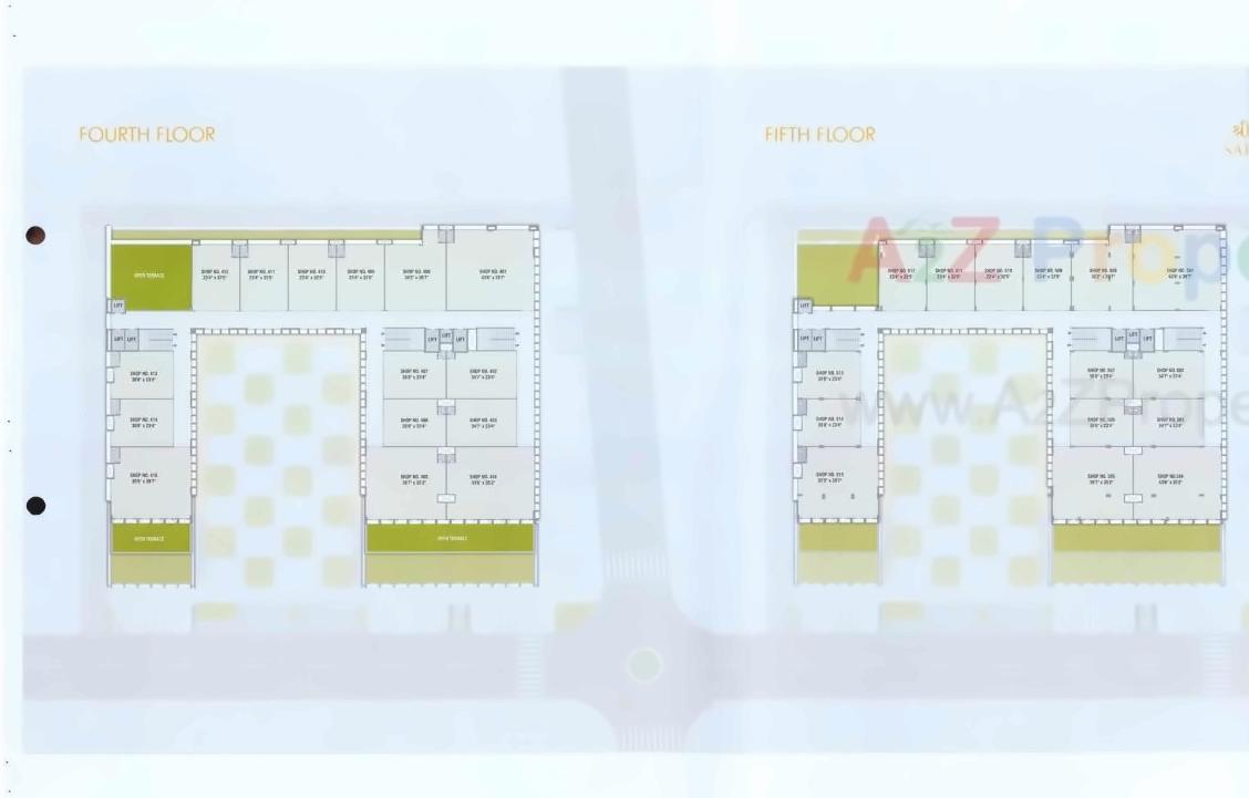 Layout of real estate project Shree Sarju Arena located at Zundal, Ahmedabad, Gujarat