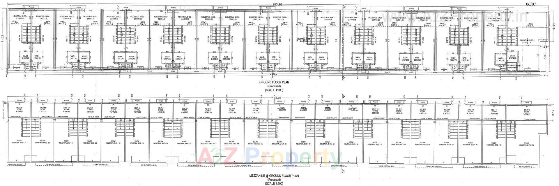 Layout of real estate project Shree Shakti Industrial Hub located at Ahmedabad, Ahmedabad, Gujarat