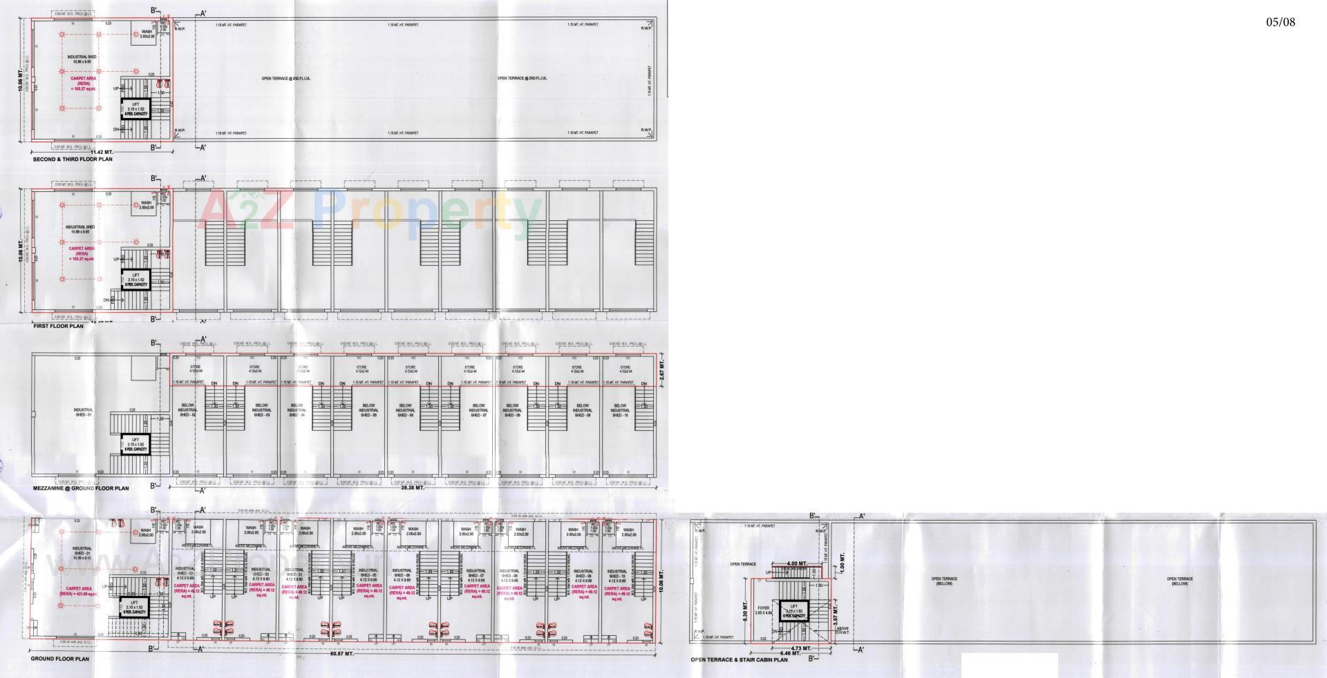 Layout of real estate project Shree Shanti Industrial Cottage located at Ahmedabad, Ahmedabad, Gujarat