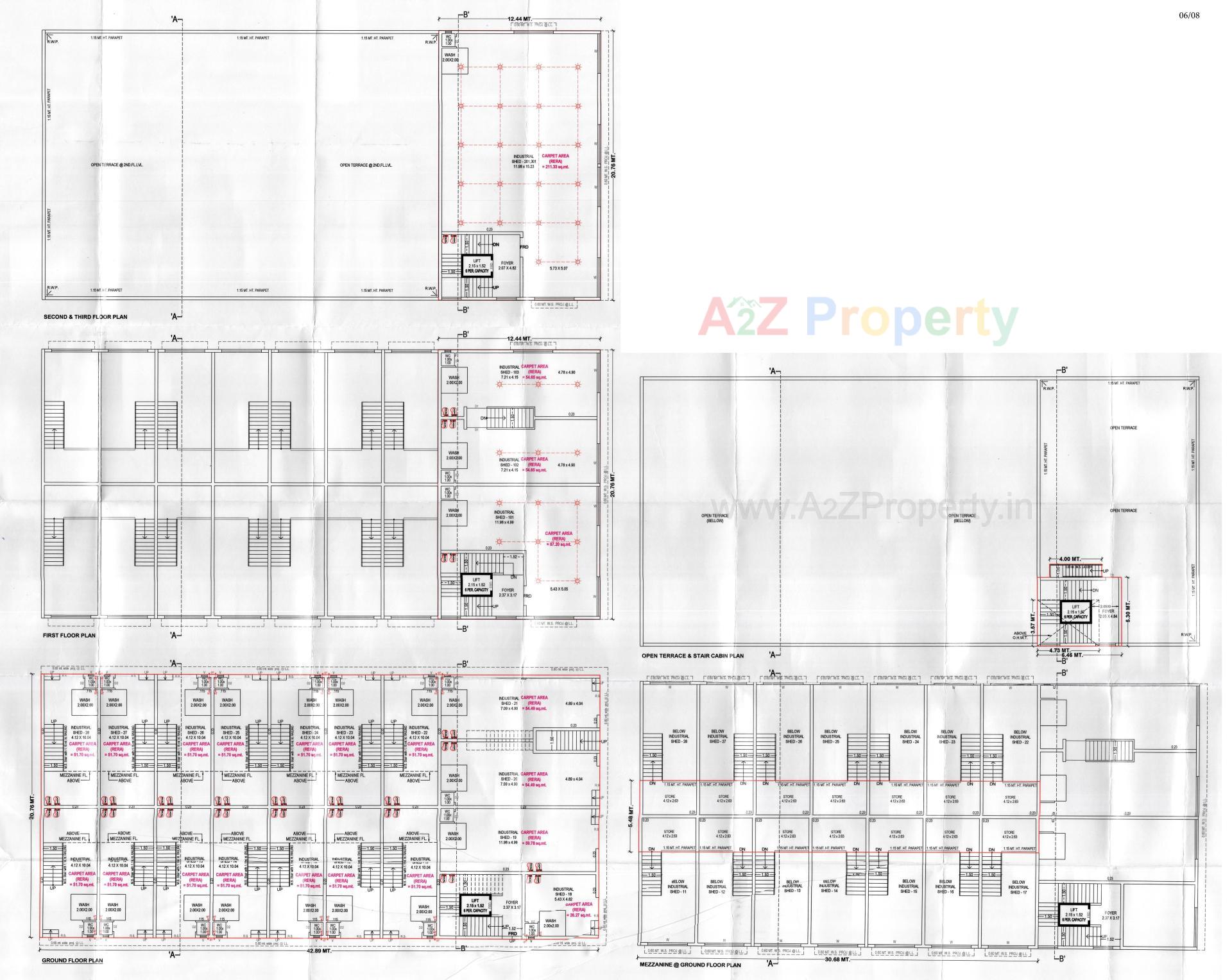 Layout of real estate project Shree Shanti Industrial Cottage located at Ahmedabad, Ahmedabad, Gujarat