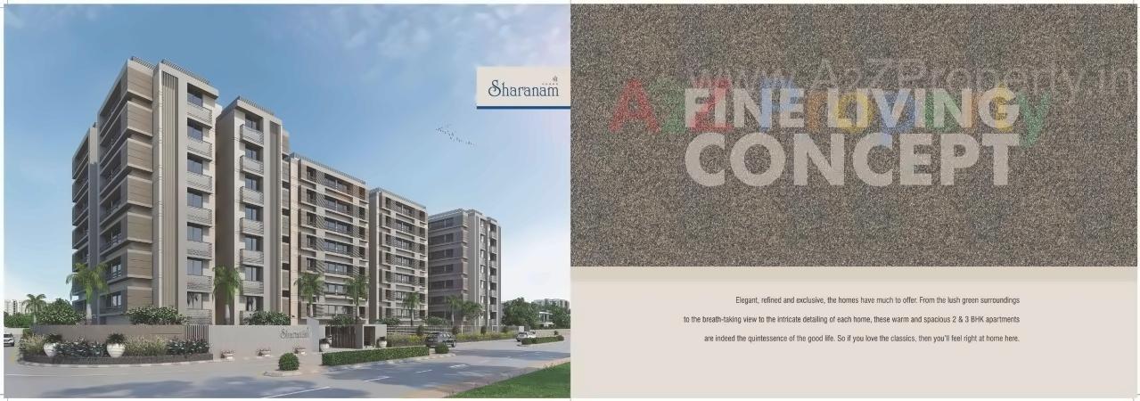 3D Elevation of real estate project Shree Sharanam located at Bopal, Ahmedabad, Gujarat