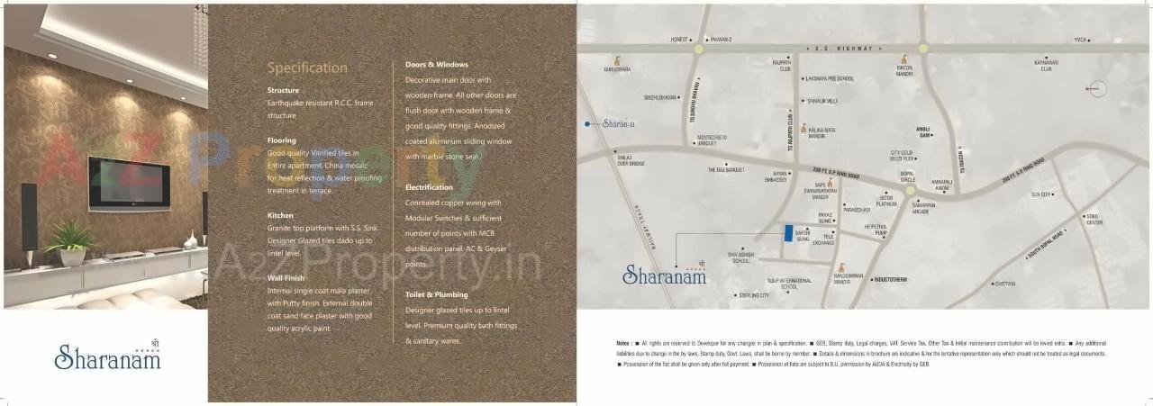  of real estate project Shree Sharanam located at Bopal, Ahmedabad, Gujarat