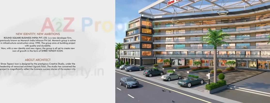 3D Elevation of real estate project Shree Tapasvi Icon located at Ahmedabad, Ahmedabad, Gujarat