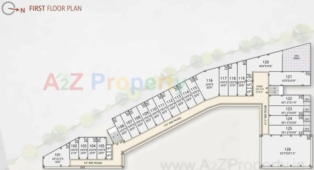 Layout of real estate project Shree Tapasvi Icon located at Ahmedabad, Ahmedabad, Gujarat
